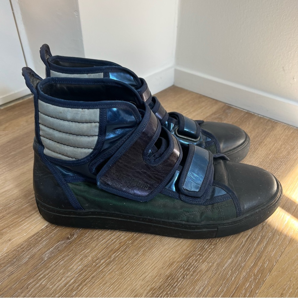 RAF SIMONS men’s velcro high sneakers